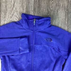 North face‎ Full Zip Purple Women's XS Jacket Sweater Long Sleeve